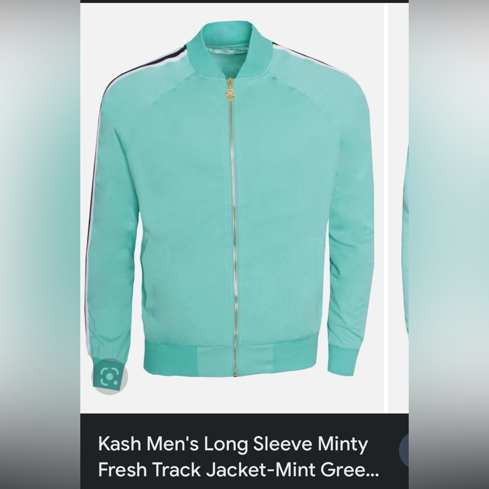 KASH luxurious mint track jacket
